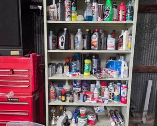 Chemicals, cleaners, oil, etc