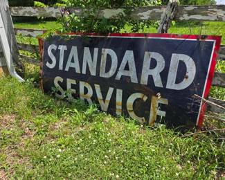 Vintage 'Standard Service' sign