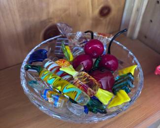 Vintage Murano Glass candy pieces 