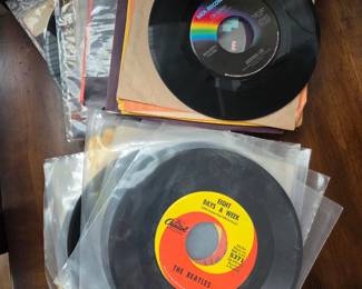Lots of 45’s in house and out building 
