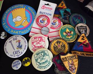 Collectible buttons & badges