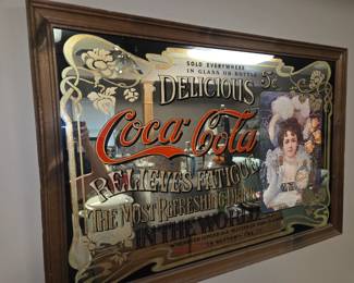 Coca-Cola bar sign