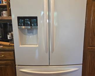 Frigidaire French door white fridge