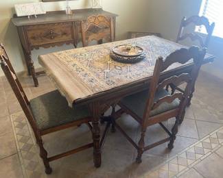 1940's dining room set