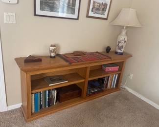 wood book case