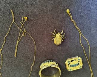 Lot 10 - $125.00 ( McClellandBarclay Bracelet / Broach, Trifari Pin)