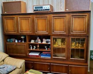 Vintage Electronics and Cabinet