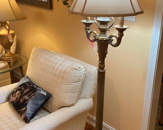 One of several floor lamps