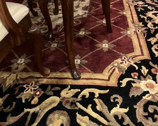 Red & Black room-size rug