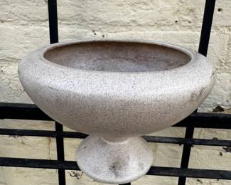 Footed mid century vase