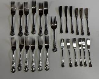 Wallace stainless steel forks and butter knives
