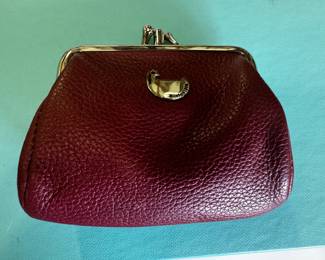 Soft pebbled Bruxton change purse