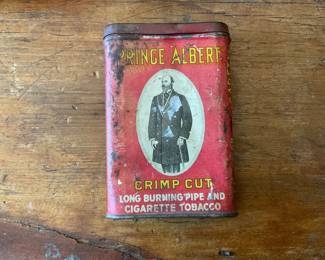 Vintage Prince Albert tobacco can