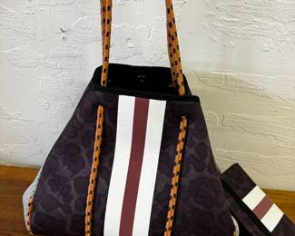 Modern tote and wristlet