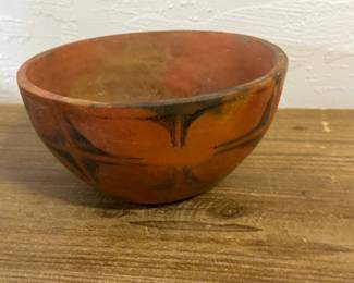 Old signed artisan bowl