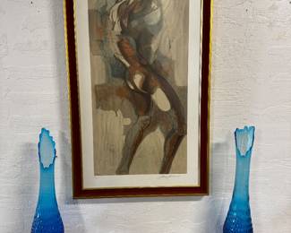 Lithograph pencil signed by Jim Jonson titled Dancer III