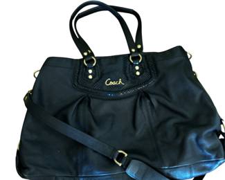 Butter soft leather COACH crossover purse