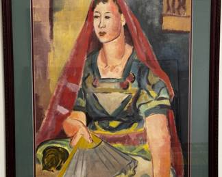 Original signed painting in the style of Matisse
