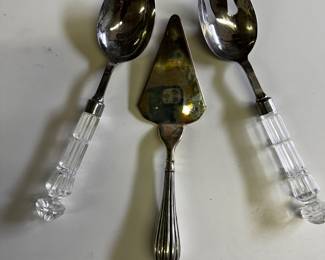 Vintage serving utensils.