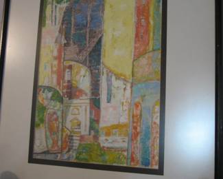 Fred Conway Abstract "Study for Clayton Club"