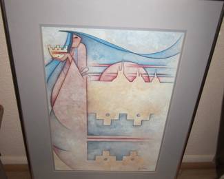 G. E. Mullan   "Desert Weaver"
