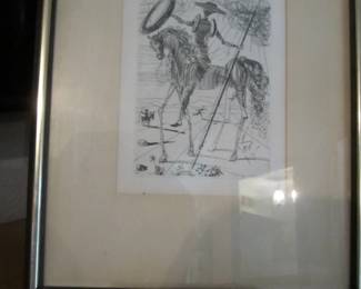 Salvador Dali  "Don Quixote"