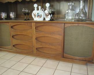 Mid Century 'Bow Tie' Stereo Cabinet