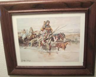 Charles Russell " Squaw Travois"