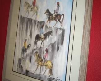 DeGrazia  "Apache Mountain Trail"
