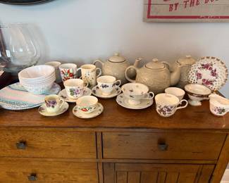 Collectible tea cups