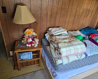 Blankets in the table
