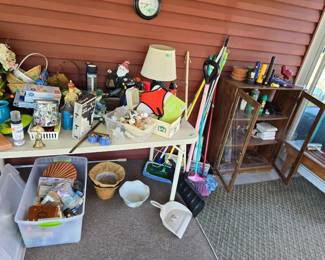 Miscellaneous collectibles & brooms