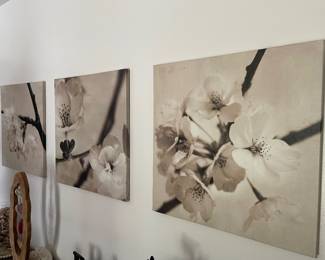 Floral art work prints 