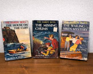 Classic Hardy Boys hardcover books by Franklin W. Dixon