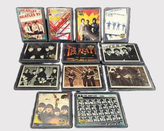 Vintage 1964 Beatles Topps Color Cards + Trading Card Lot – Rare Early Series