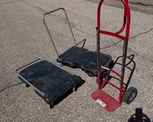 Rubbermaid Commercial Platform Trucks & Hand Truck Dolly Set
