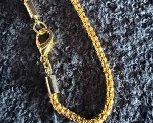 Lot of 4 Silver-Plated Fishhook Style Necklace Chains – 21” Length
