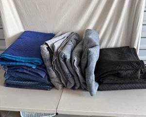 Lot of 13 Heavy-Duty Moving Blankets