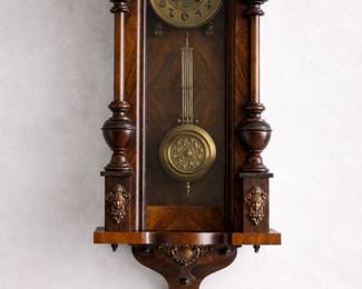 New Haven Clock Co. Antique American wall regulator clock 1890–1915