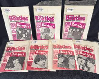 Vintage Beatles Appreciation Society Magazine Book Lot – UK Fan Club Issues