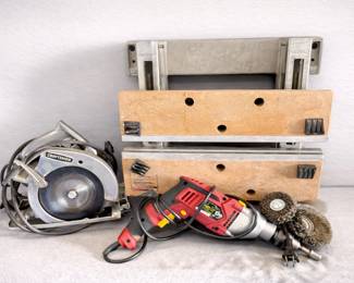 Craftsman, Chicago and Black & Decker Mixed Power Tool Lot