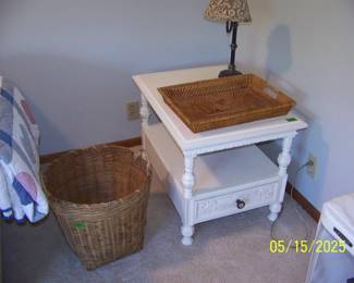 There are 2 of these end tables