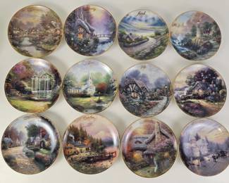 Thomas Kinkade collectible plates