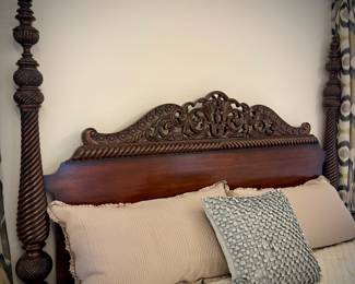 King bed and mattresses