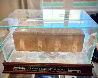 Yankee Stadium authentic brick artifact 