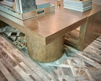 TWO coffee tables, pushed together