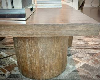 TWO coffee tables, pushed together