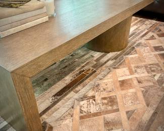 TWO coffee tables, pushed together