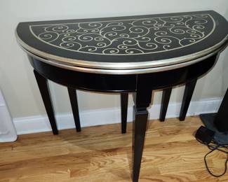 Italian flip top table w 3 leaves, by Tosato