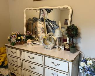 French Provincial Triple Dresser